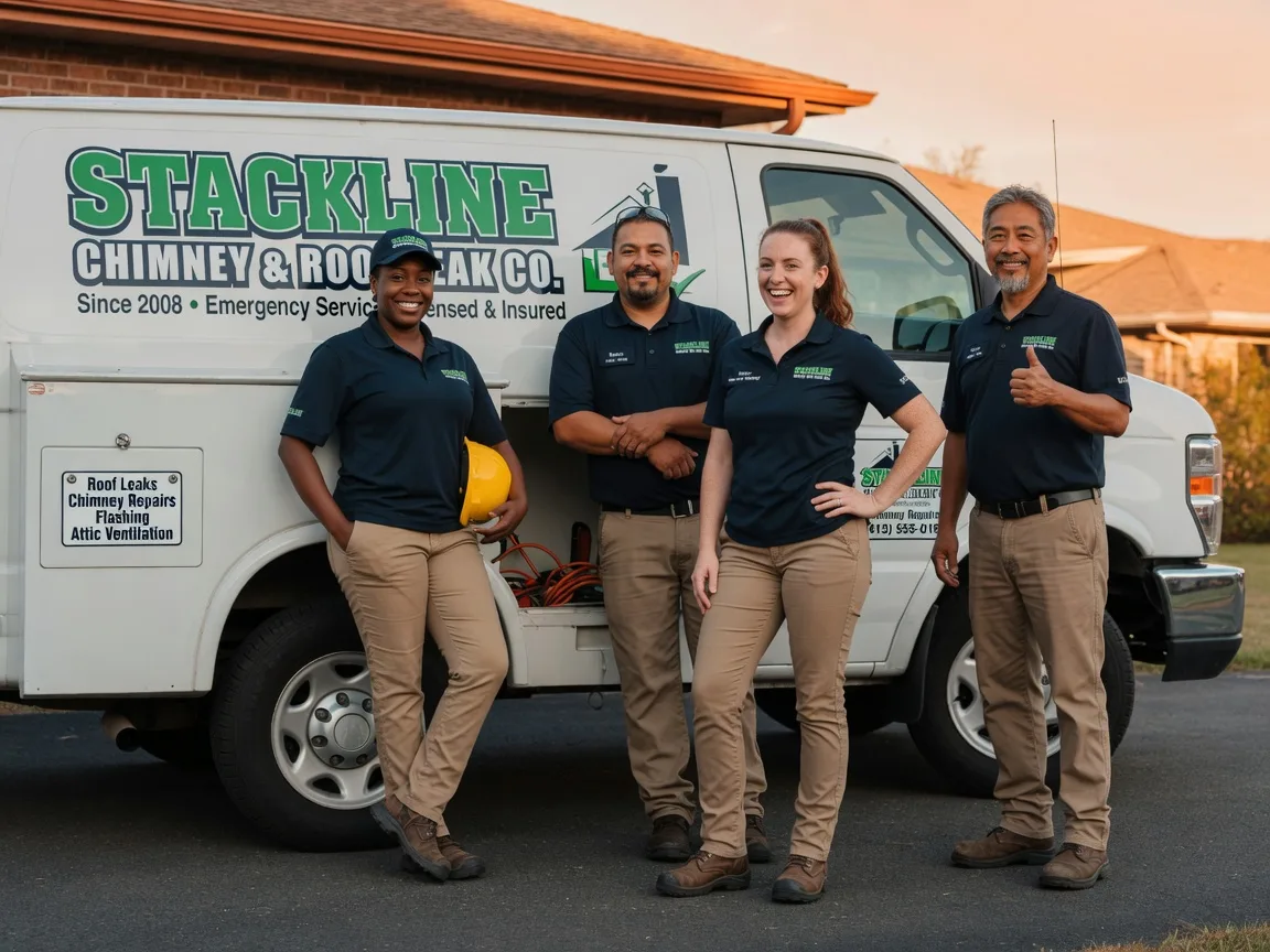 Chimney flashing repair company in Cary, MS
